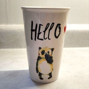 Cute Panda Bear Drinking Glass - Paper Destiny by Papyrus